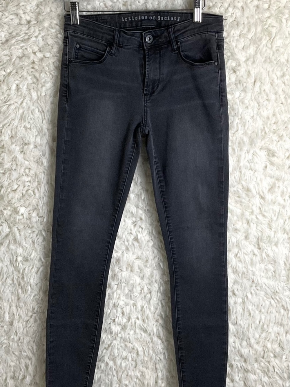 ARTICLES OF SOCIETY WOMEN'S BLACK DENIM SKINNY JEANS~SIZE 27!